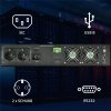 Qoltec Zasilacz awaryjny UPS do RACK | 3kVA | 3000W | Power Factor 1.0 |LCD | On-line
